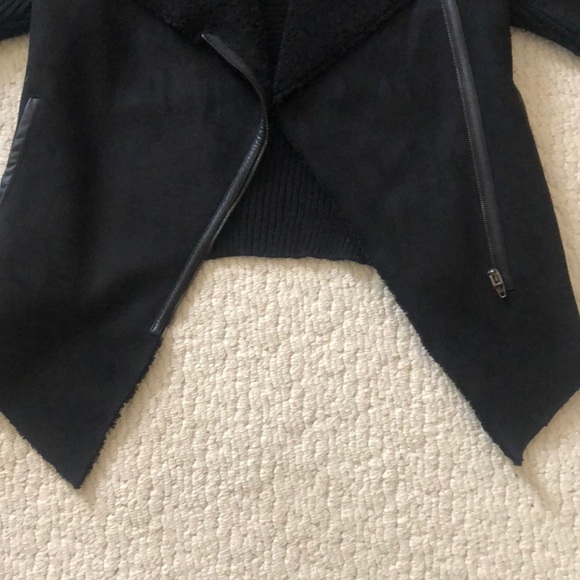 Blank NYC suede moto knit. Medium - Picture 4 of 8